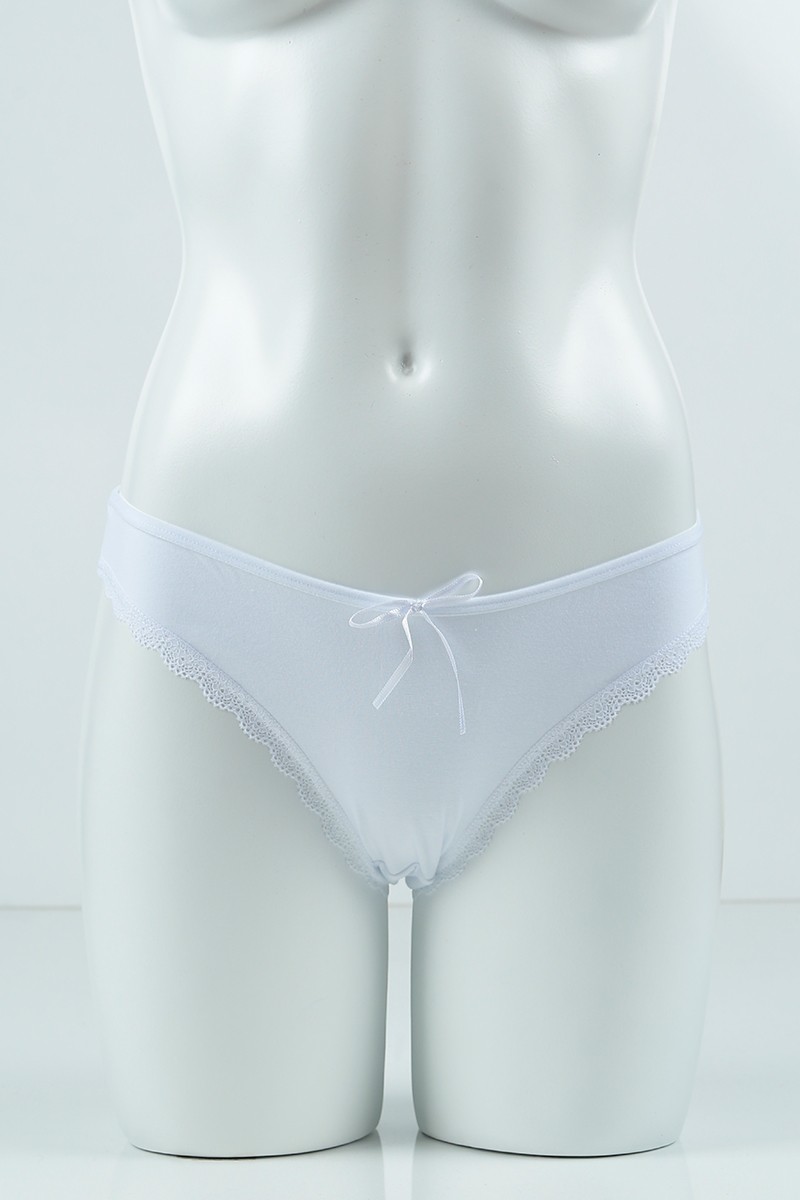 Beyaz 1101 Tırnak Dantel Bikini Külot 99498