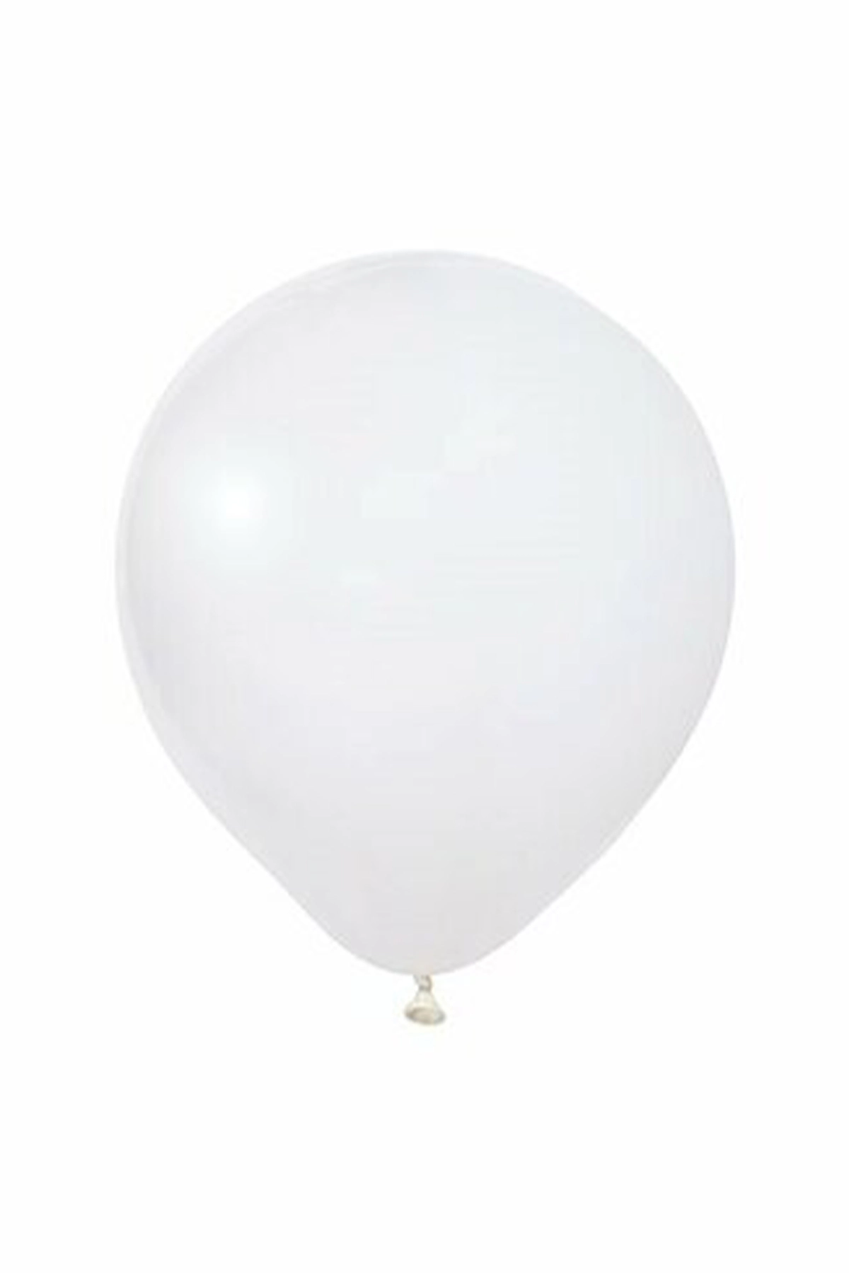 Beyaz 18'' Jumbo Pastel Balon 10'lu Paket 301409