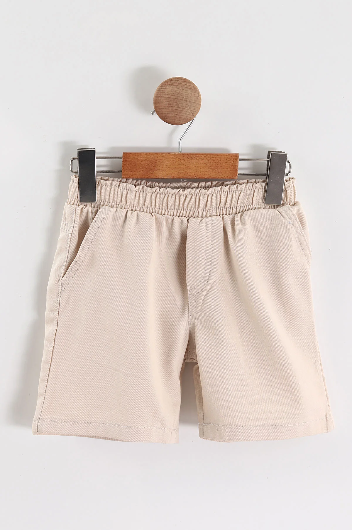 Beyaz (3-4 Yaş) Polo Yaka Cool Boy Baskılı Tişörtlü Gabardin Şortlu Erkek Çocuk Yazlık 2'li Takım 465865