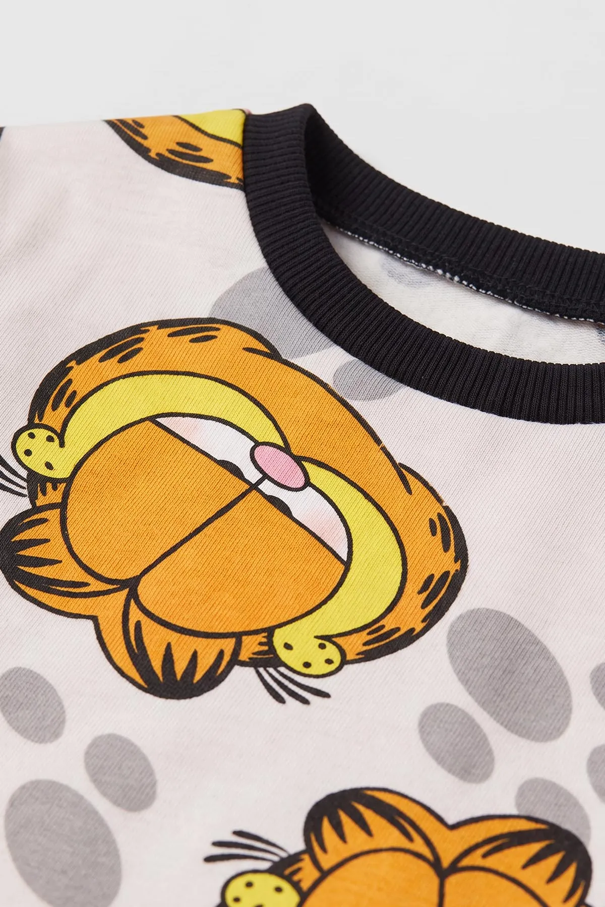 Beyaz (4-10 Yaş) Desenli 2 İp Erkek Çocuk Pijama Takım 483338