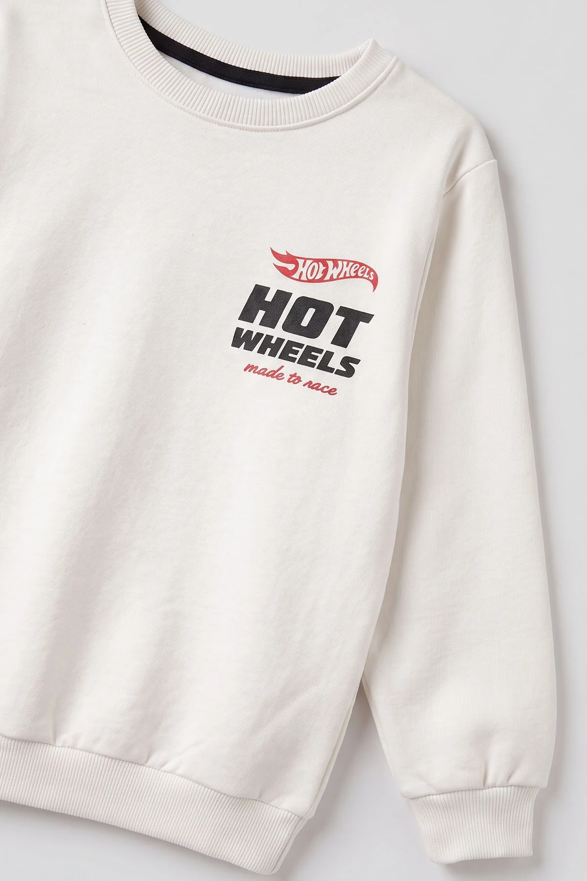 Beyaz (4-12 Yaş)Baskılı  2 İp Erkek Çocuk Sweatshirt 493704