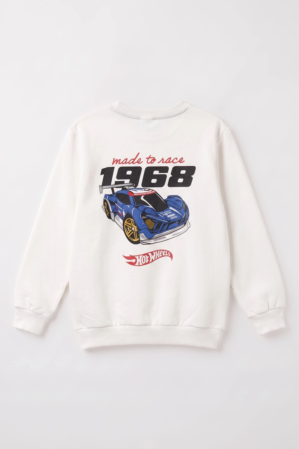 Beyaz (4-12 Yaş)Baskılı  2 İp Erkek Çocuk Sweatshirt 493704