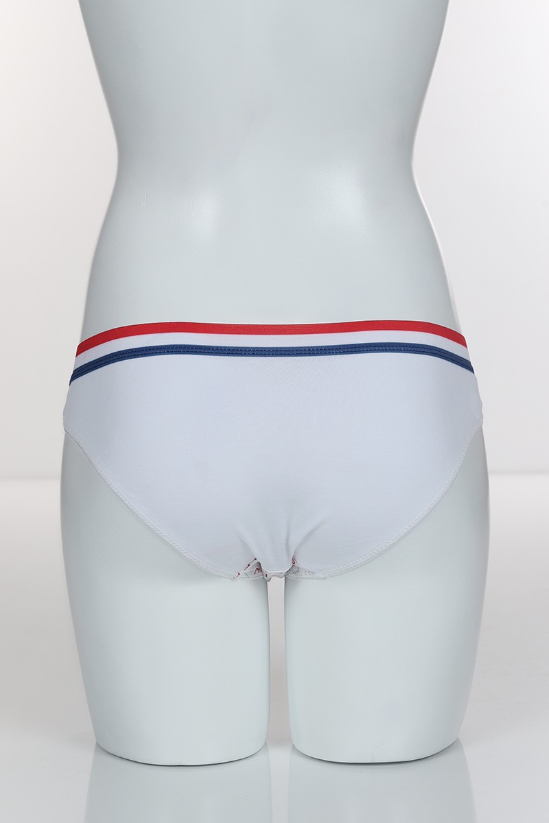 Beyaz 4309 Bikini Pamuk Lave Secret Baskılı Külot 101803