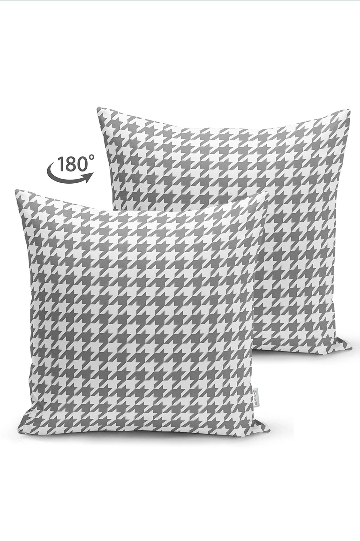 43x43 Dijital Baskılı Fermuarlı Modern Kırlent Kılıfı 273826