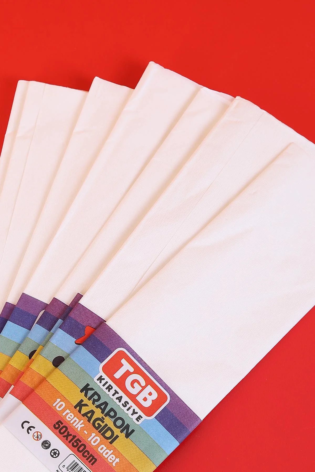 Beyaz 50x150 TGB Krapon Kağıdı 10 Adet 285663