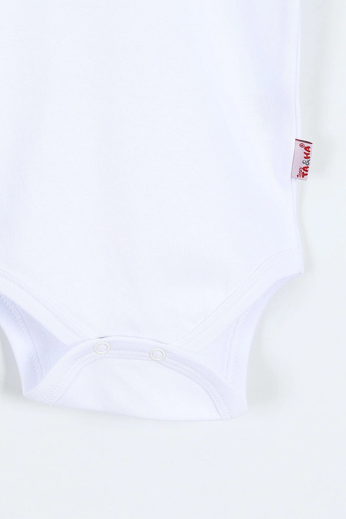 Beyaz (6-12 Ay) Kısa Kol Bebek Çıtçıtlı Badi 381160