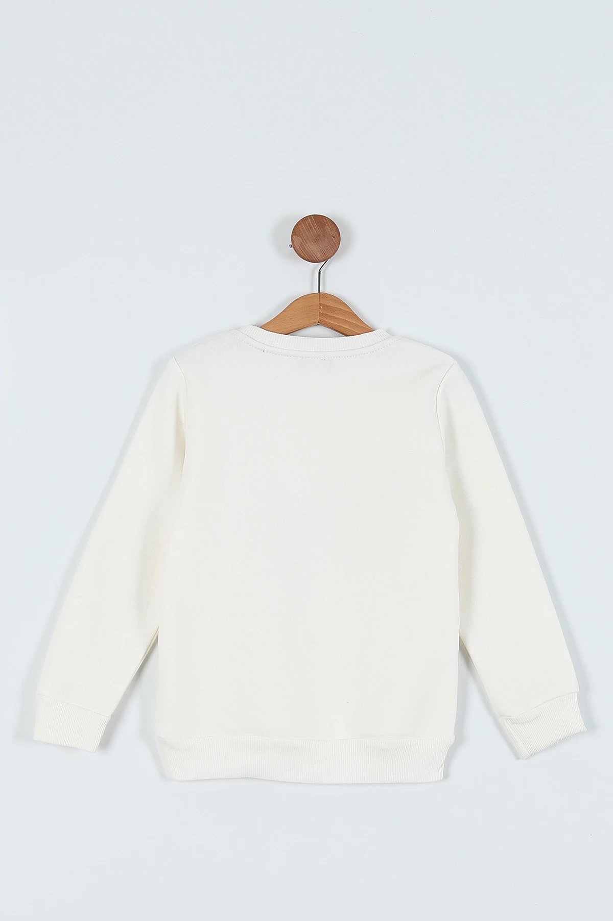 Beyaz (7-10 Yaş)  Boy Baskılı Şardonlu Erkek Çocuk Sweatshirt 236223