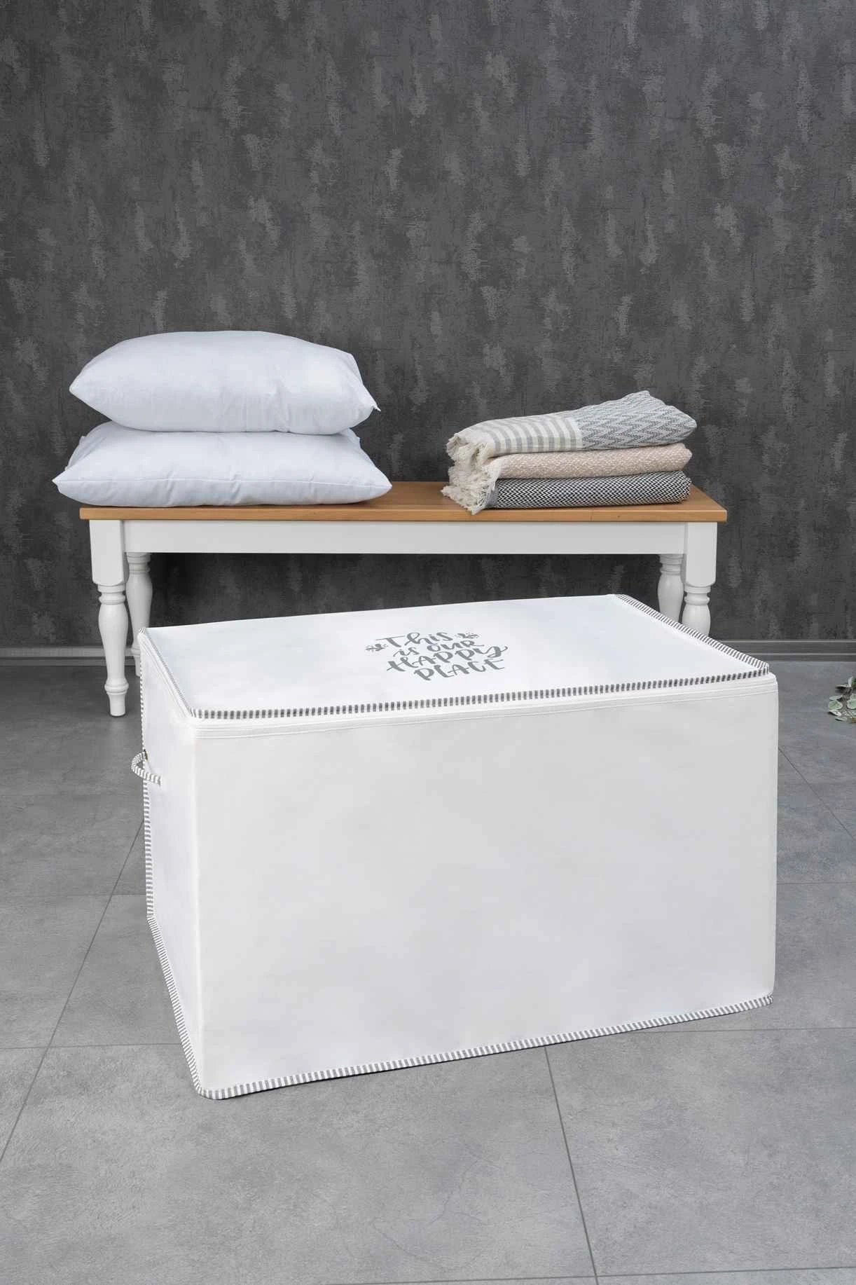 Beyaz 75x45x45 İpli Yorgan Hurcu 250340