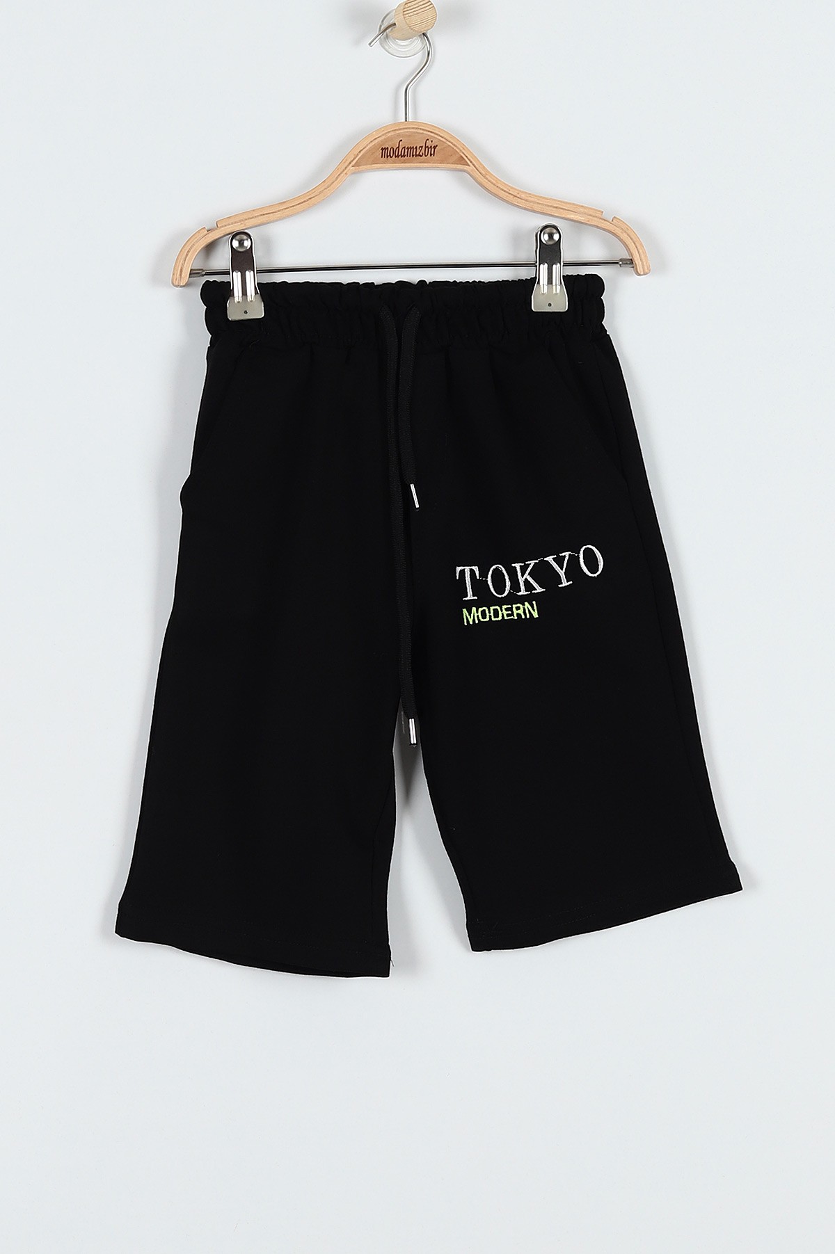 Beyaz (9-12 Yaş) Tokyo Nakışlı Belden Bağlamalı Erkek Çocuk Takım 183037