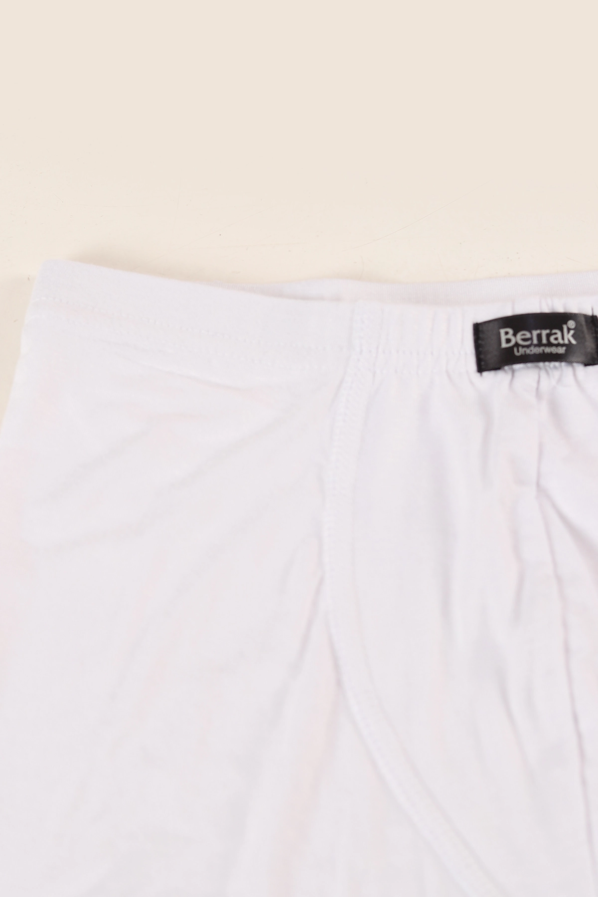 Beyaz Berrak Bambu Likralı Erkek Boxer 368986