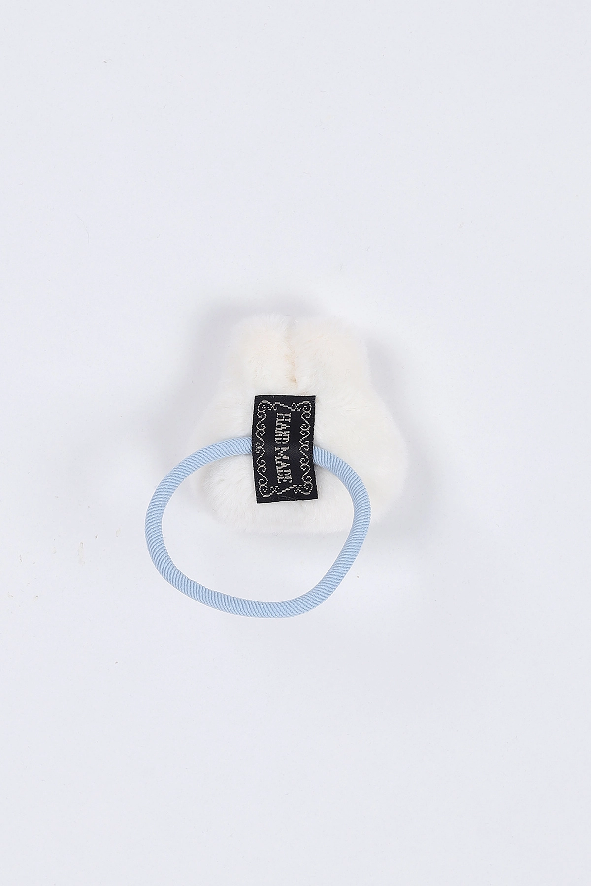 Beyaz Figürlü Peluş Lastik Toka 401691