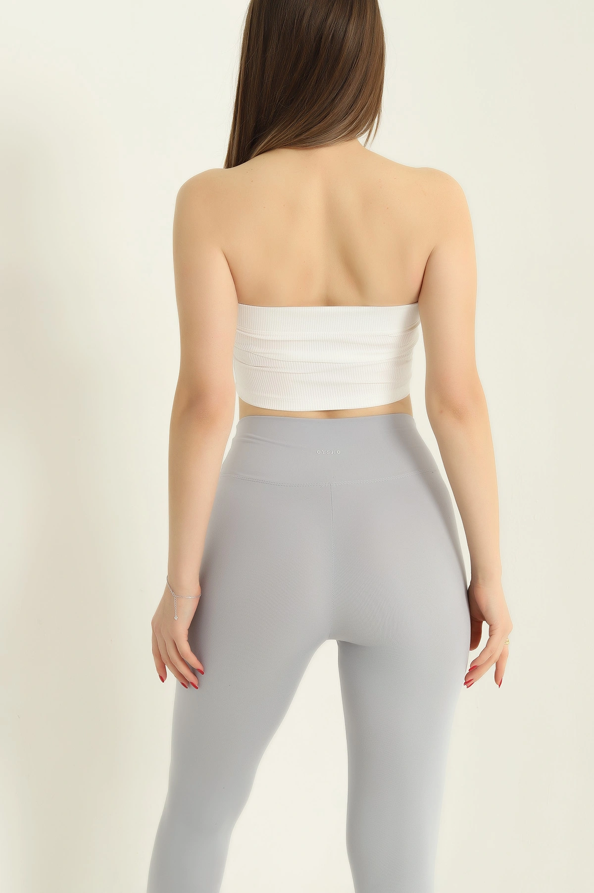 Beyaz Fitilli Kaplı Straplez Büstiyer 332734