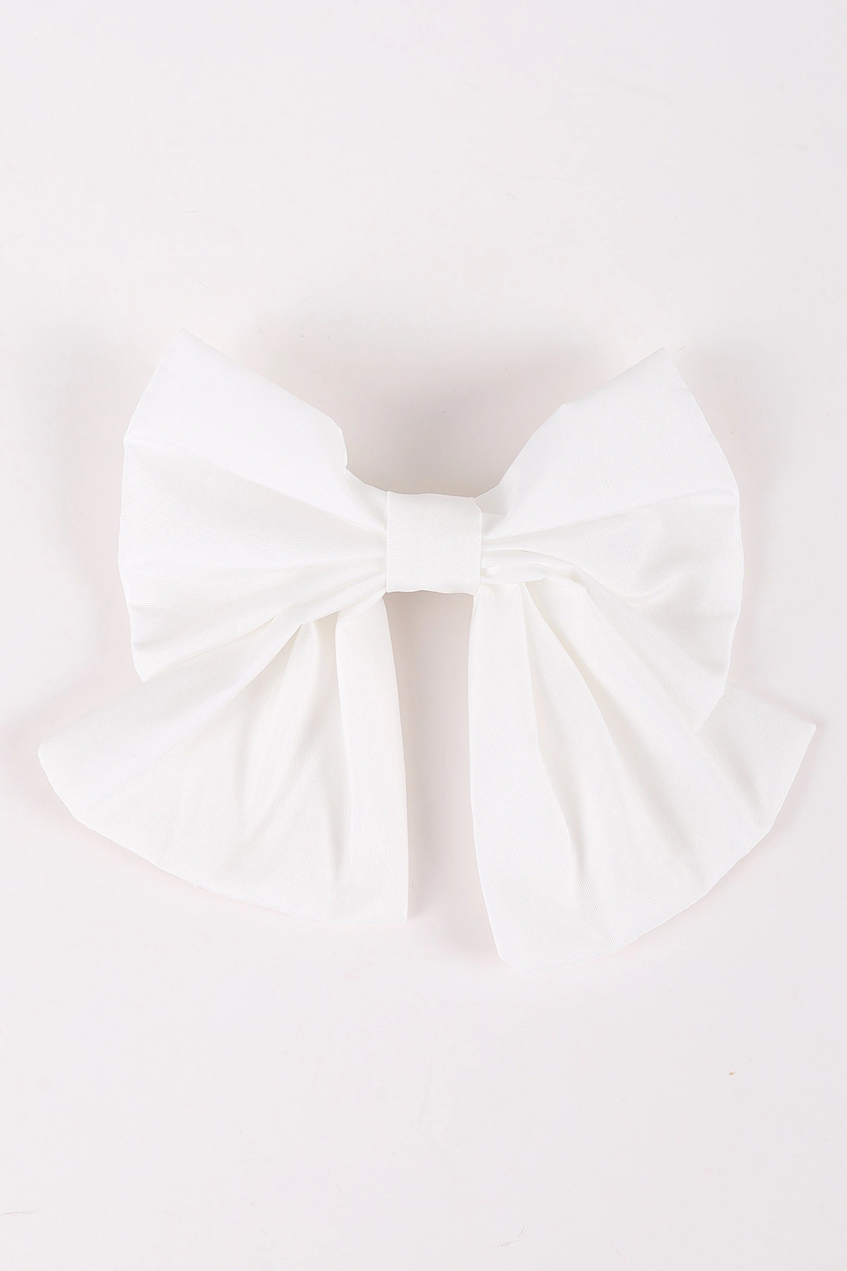 Beyaz Fiyonk Model Poplin Kumaş Otomatik Toka 450151