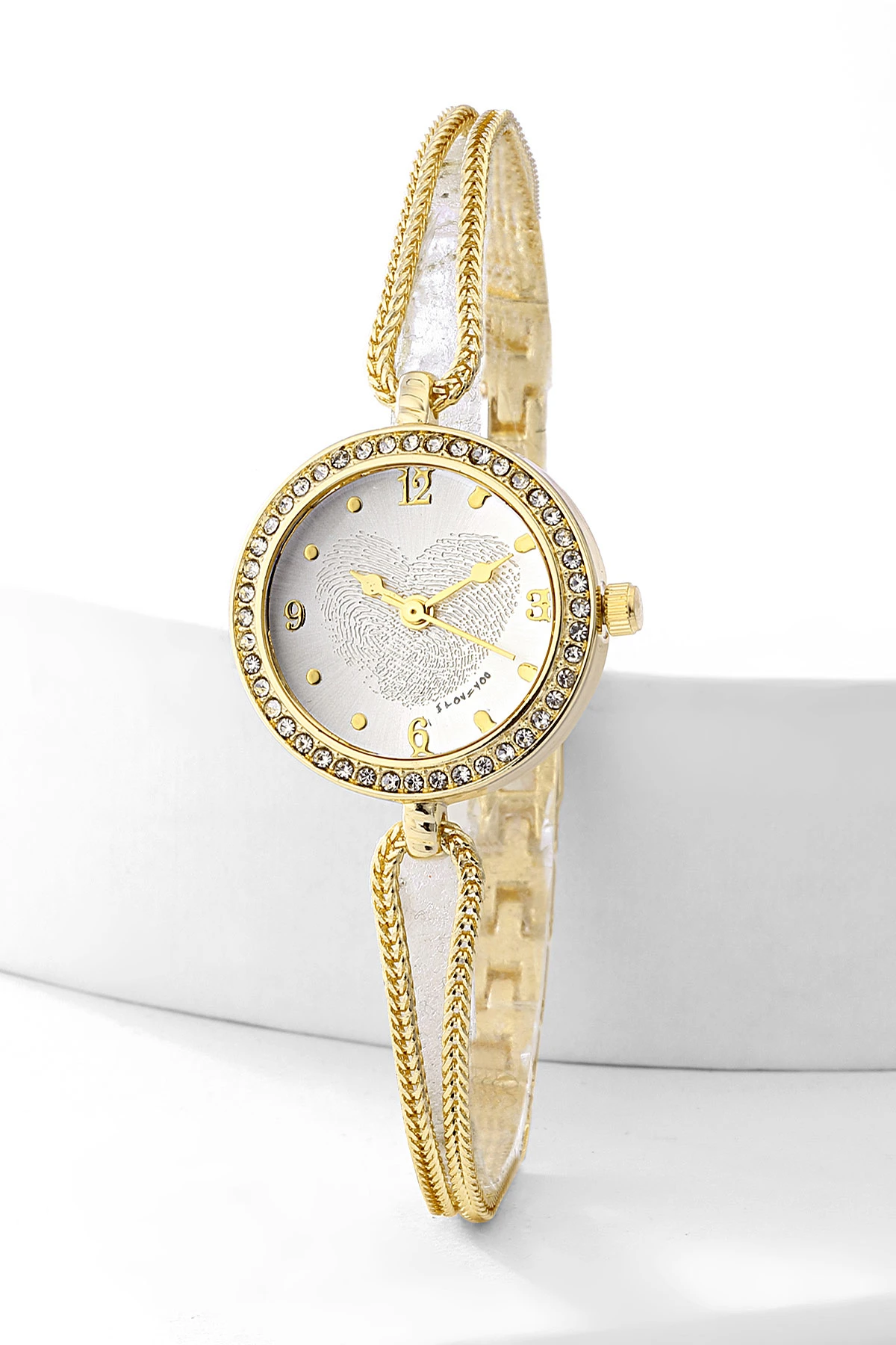 Beyaz Gold Şık Kadın Saat 480112