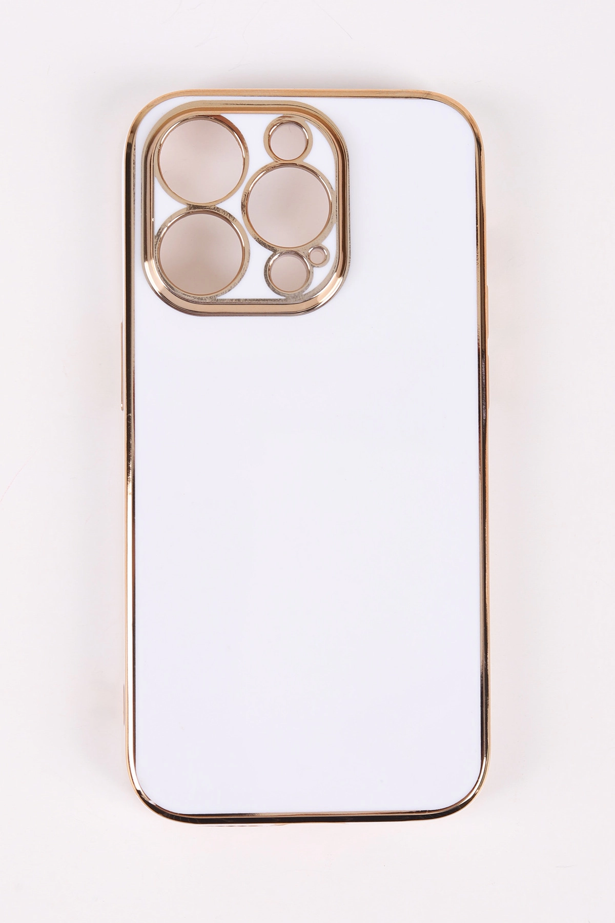 Beyaz İphone 14 Pro Uyumlu Kamera Korumalı Tpu Silikon Telefon Kılıfı 467056