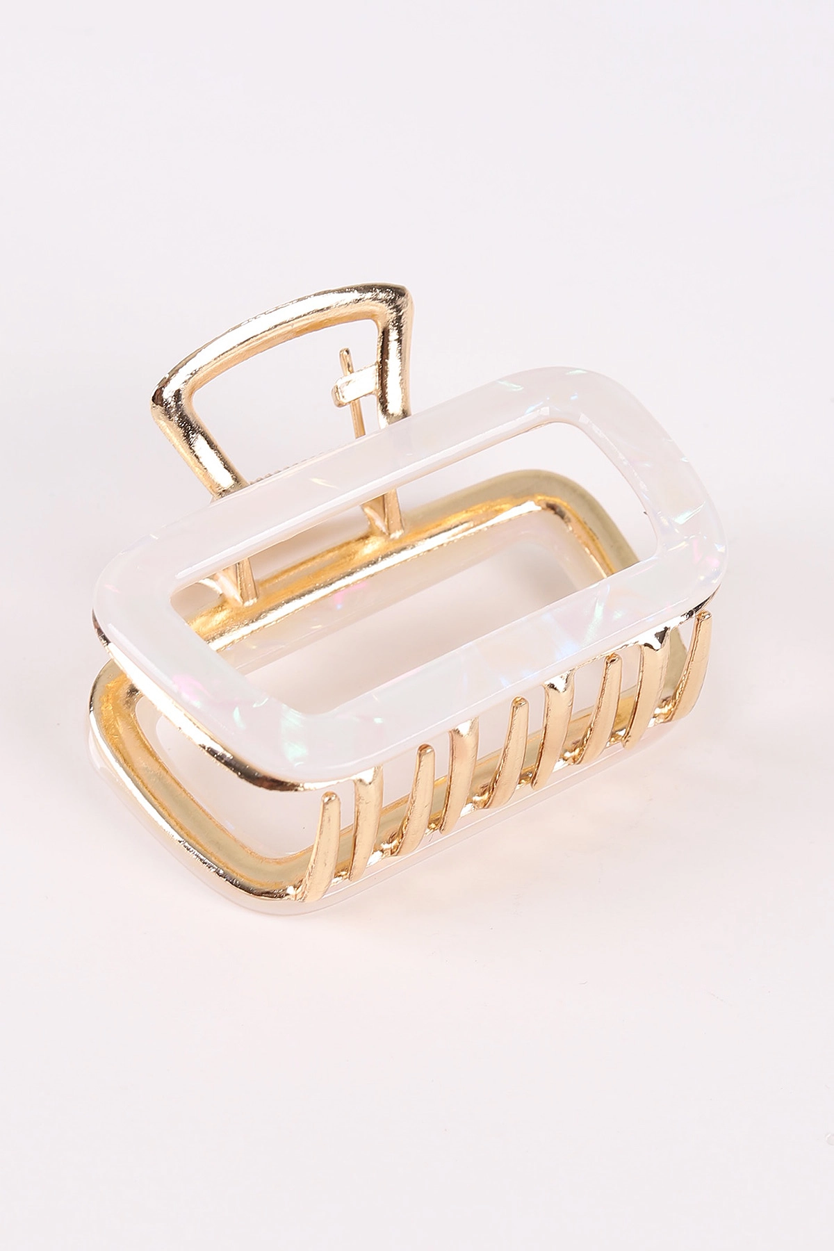 Beyaz Kare Model Metal Mandal Toka 464336