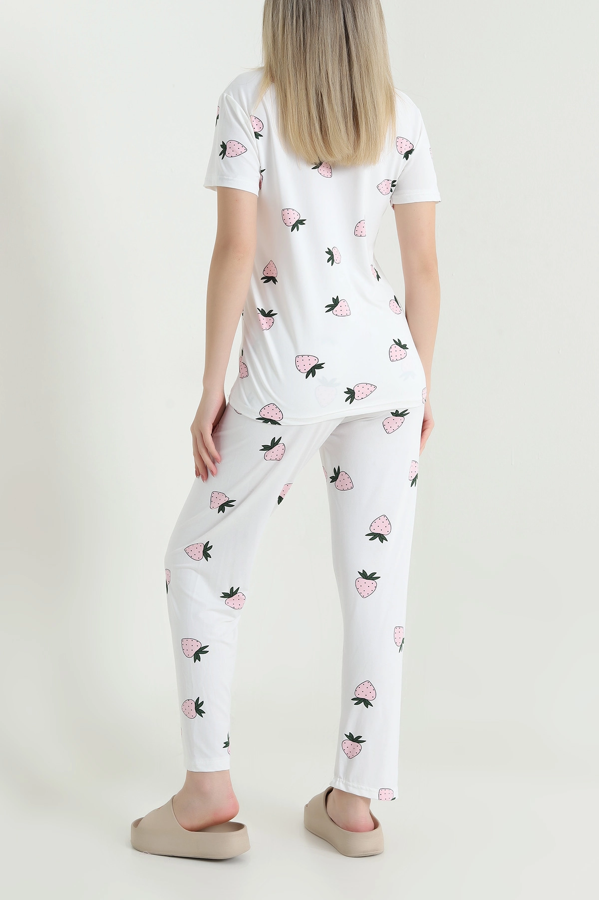 Beyaz Milan Kadın Pijama Takımı 466498