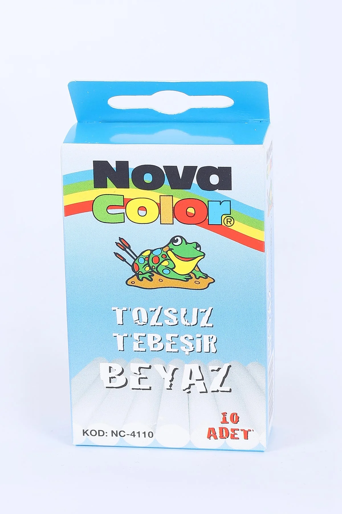 Beyaz Novacolor 10'lu Tozsuz Tebeşir 387501