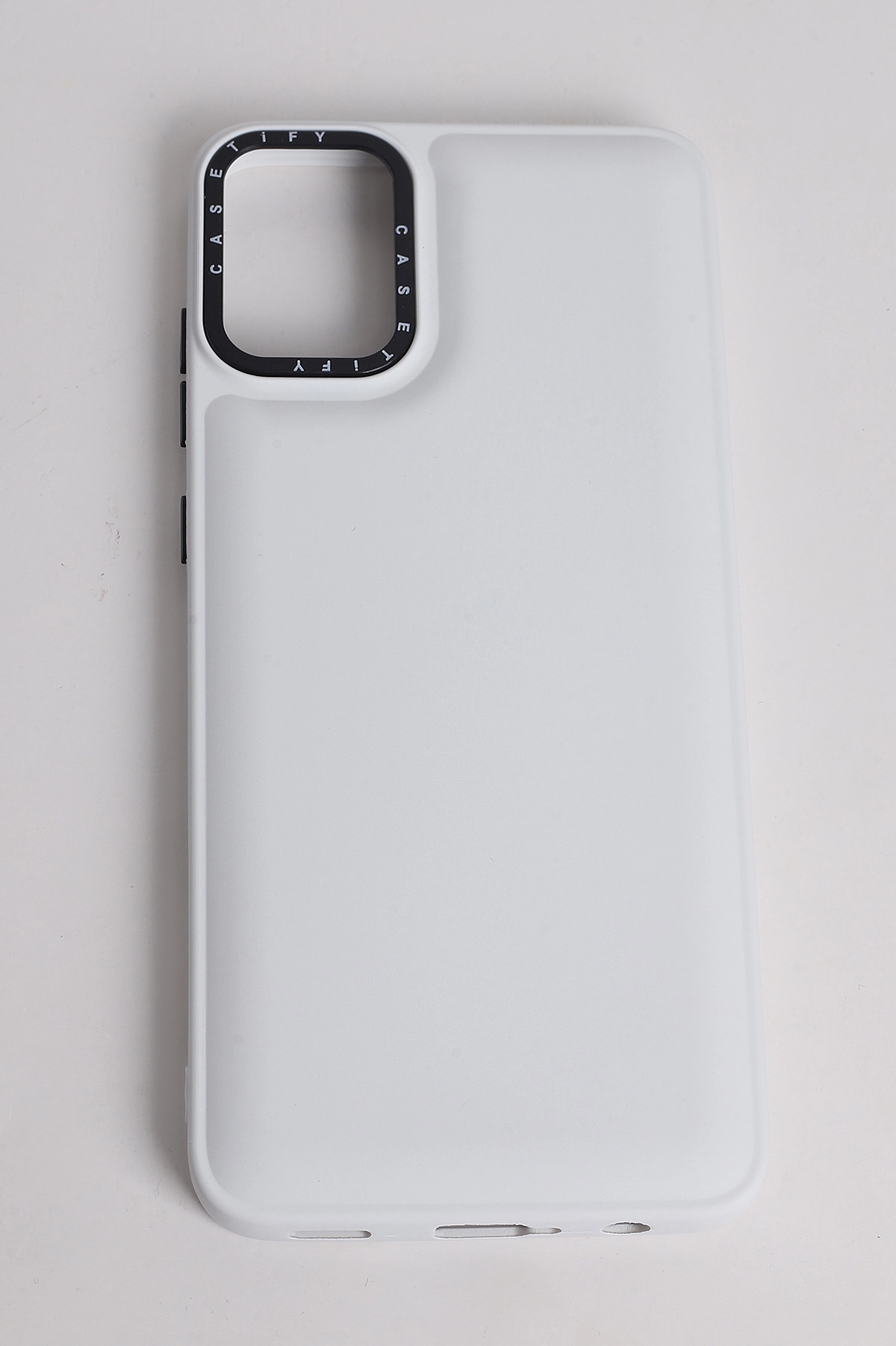 Beyaz Samsung A05 Kabarcık Serisi Şık Silikon Telefon Kılıfı 352513
