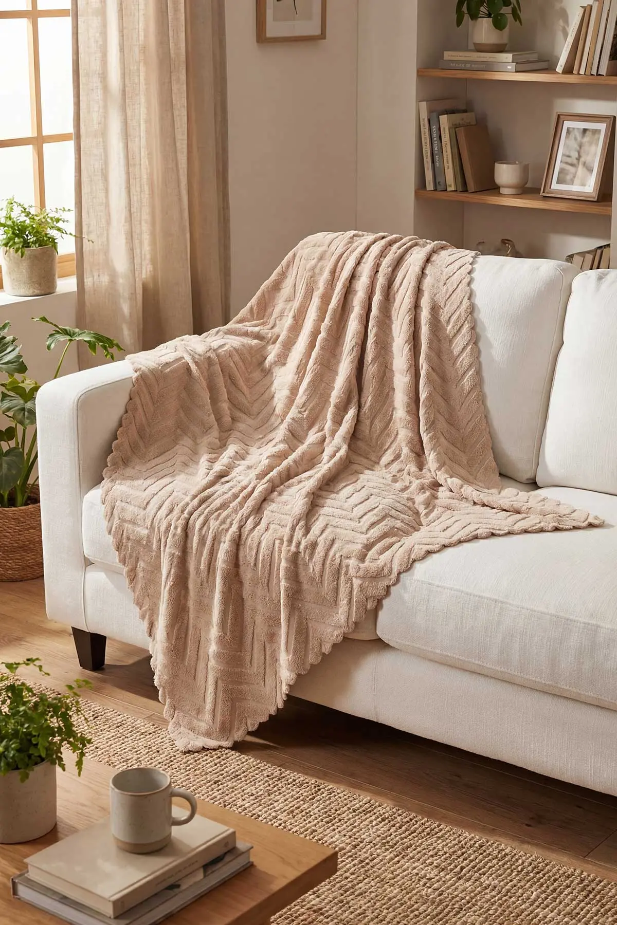 Bisküvi 170x210 Cm Bella Home Welsoft Süngerli Koltuk Örtüsü 429682