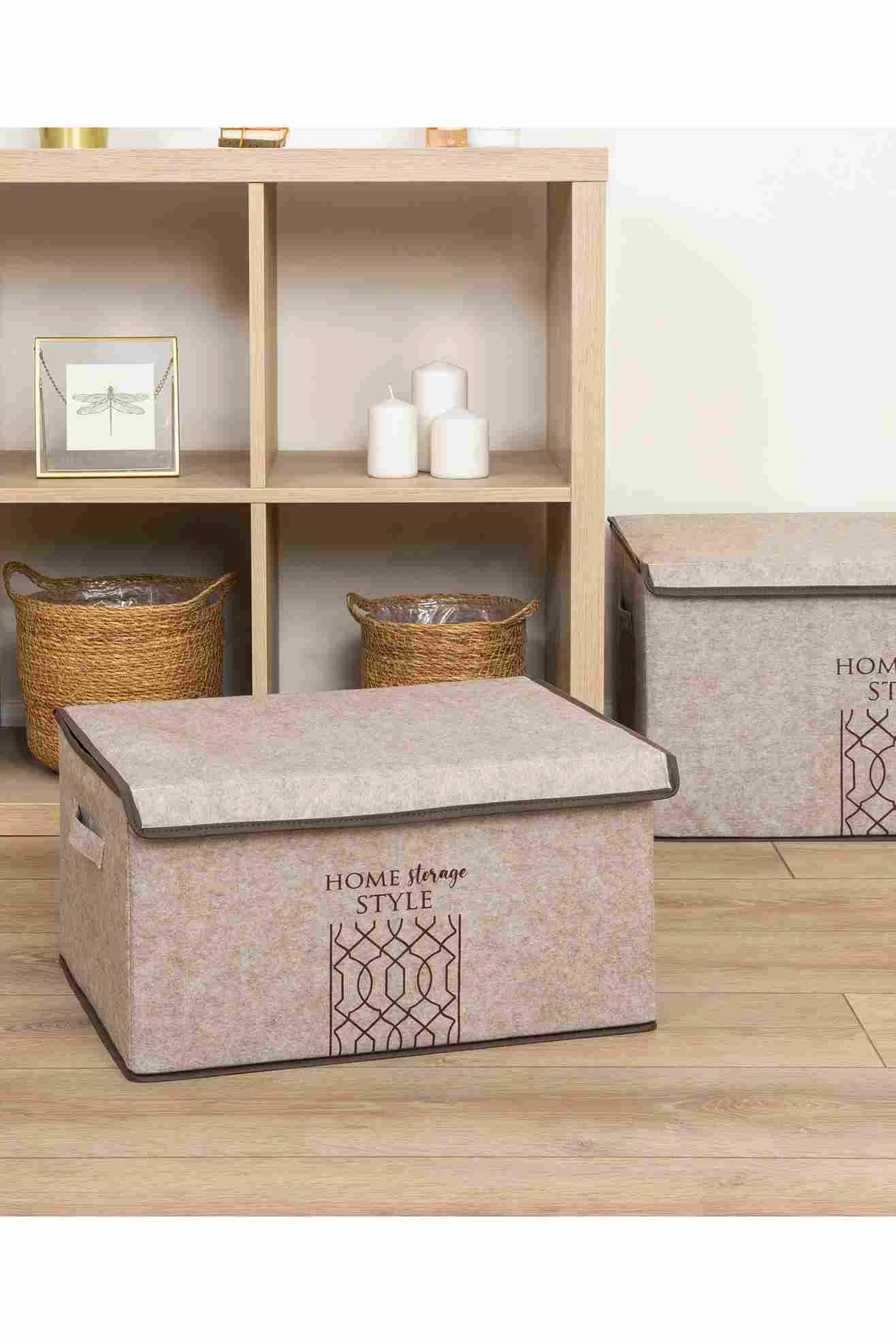 Bisküvi 47x37x24 Keçe Kapaklı Kutu Maxi 250447