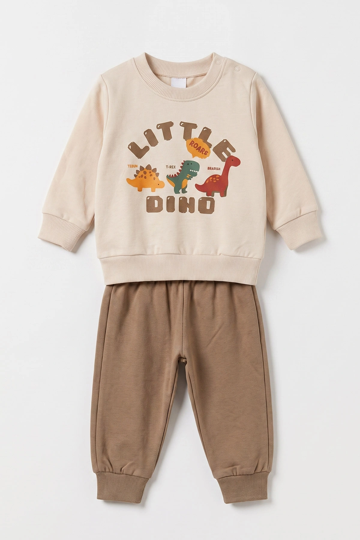 Bisküvi (6-24 Ay) Dino  Baskılı  2 İp Erkek Bebek Mevsimlik Takım 484010