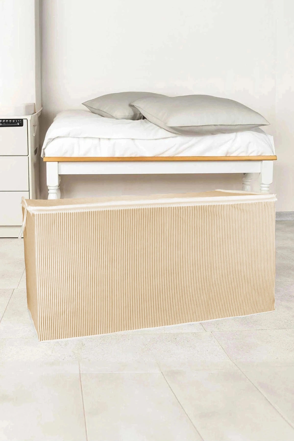 Bisküvi 60x80x40 Çizgili Fermuarlı Yorgan Hurç 279687