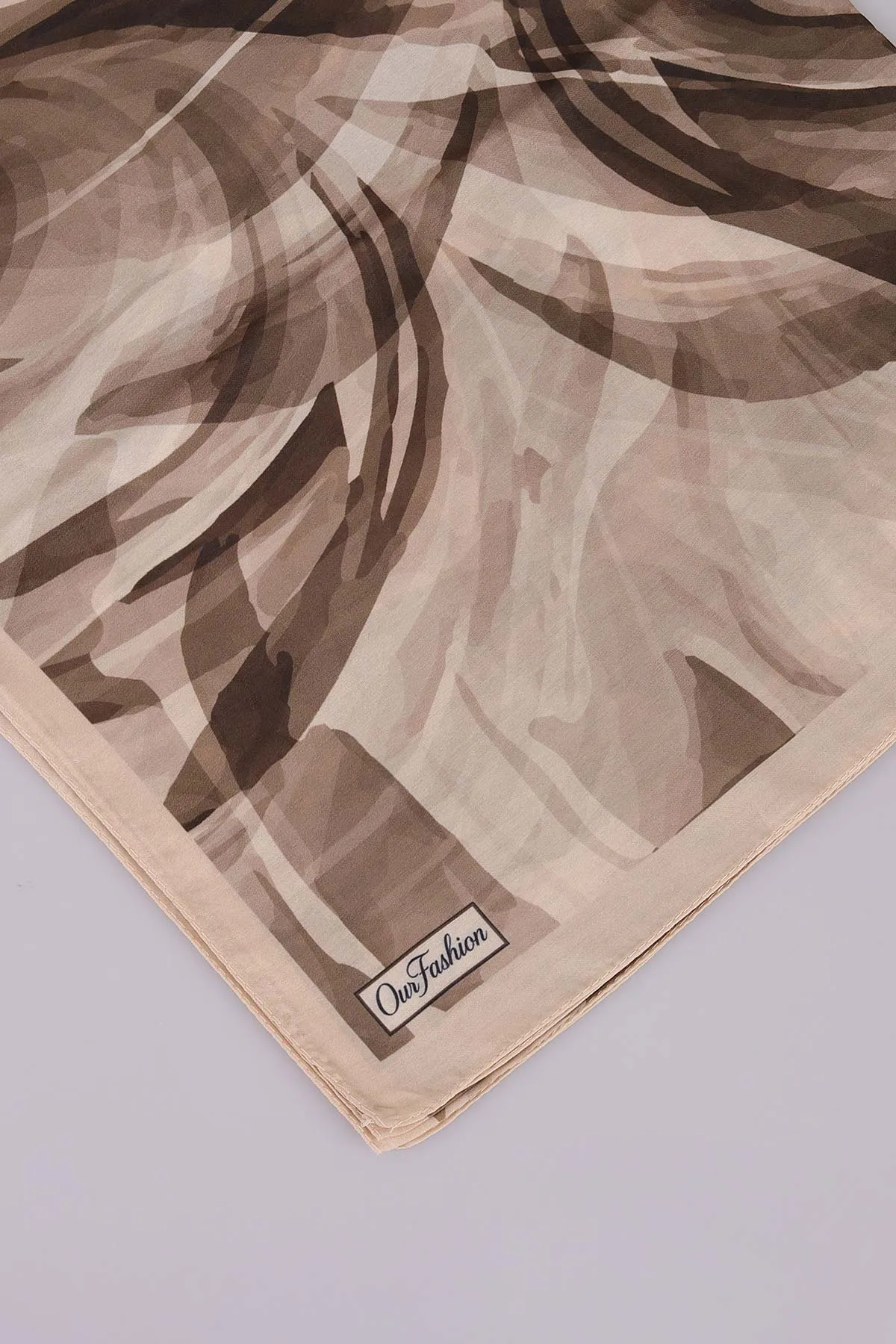 Bisküvi 75*180 Cm Çok Çiçek Baskılı Dijital Soft Tülbent Şal 469426
