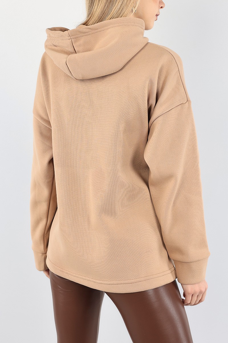 Bisküvi Cep Detay Şardonlu Sweat 91856