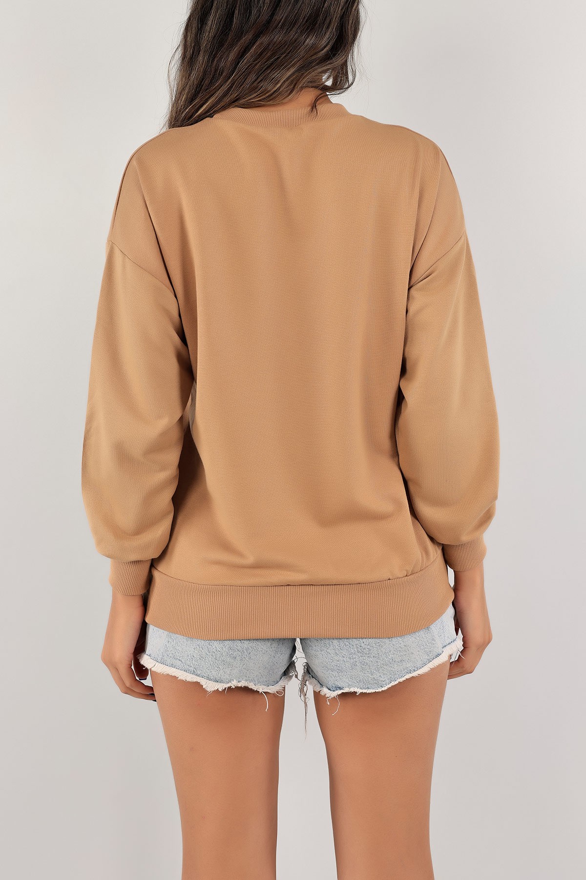 Bisküvi İki İp Bayan Sweat 126646