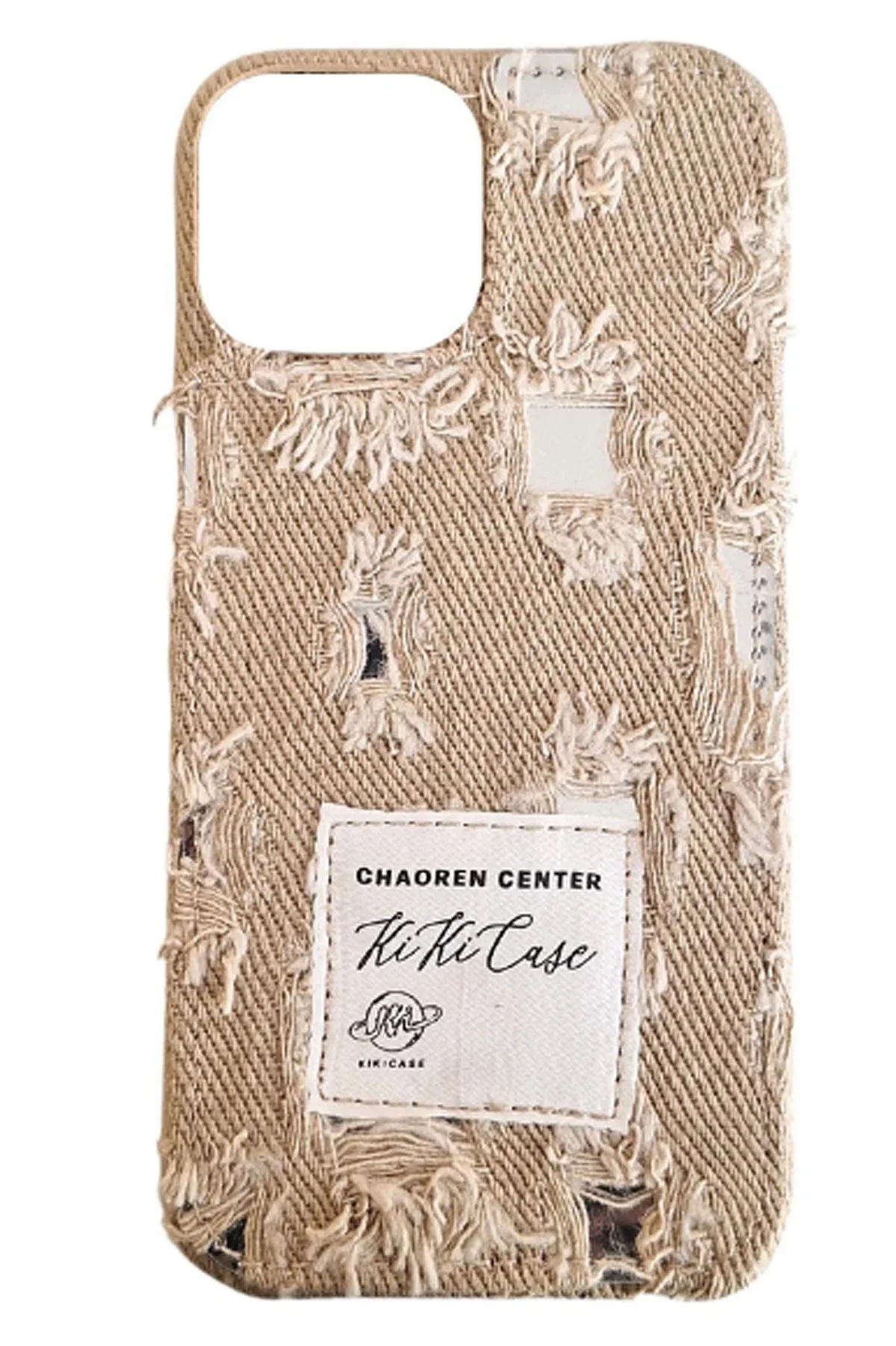 Bisküvi iPhone 13 Pro Uyumlu Jeans Serisi Denim Kot Desenli Premium Telefon Kılıfı 404076