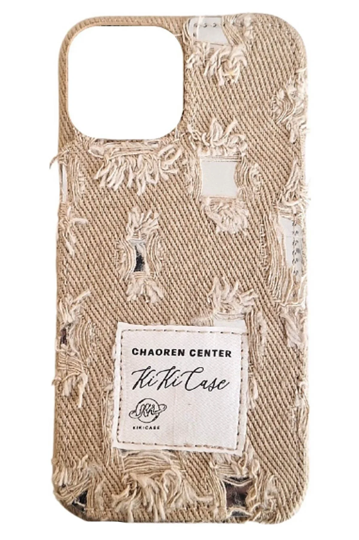 Bisküvi iPhone 14 Uyumlu Jeans Serisi Denim Kot Desenli Premium Telefon Kılıfı 404085