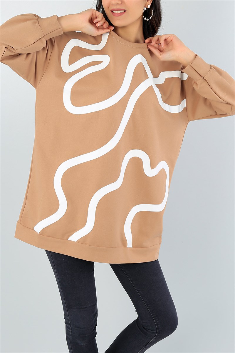 Bisküvi Plastik Baskı Salaş Tunik 46527
