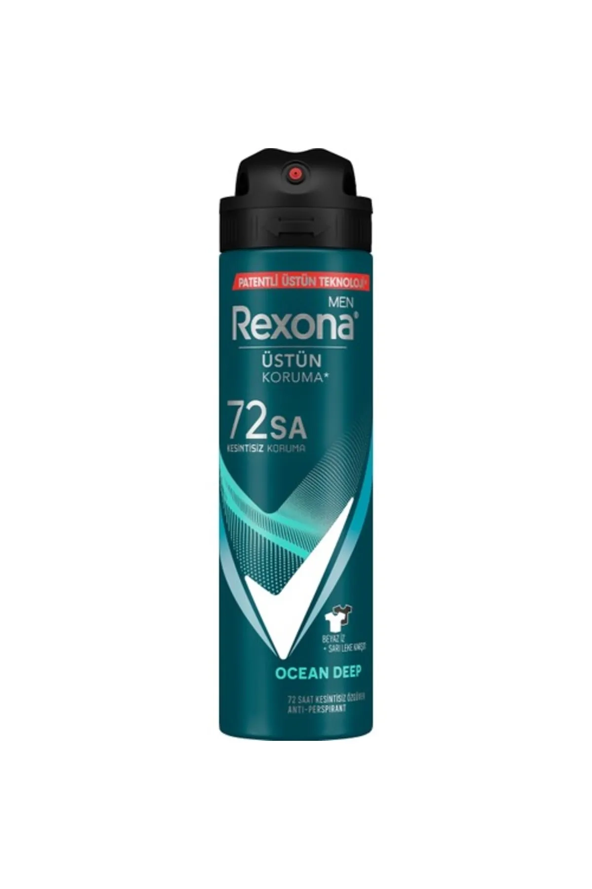 Rexona Men Erkek Sprey Deodorant Ocean Deep 72 Saat Kesintisiz Koruma 150 ml 286788