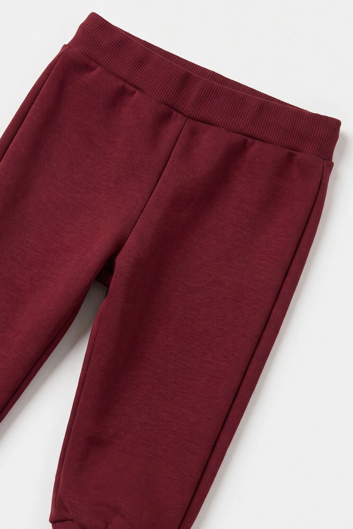 Bordo (1-5 Yaş) Fiyonklu  Baskılı 3 İp Şardonlu Kız Çocuk Kışlık Takım 490690