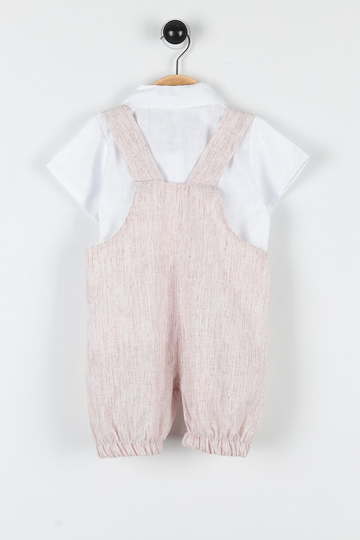 Bordo (12-24 Ay) Koala Motifli Cep Detaylı Papyonlu Erkek Bebe Takım 169431