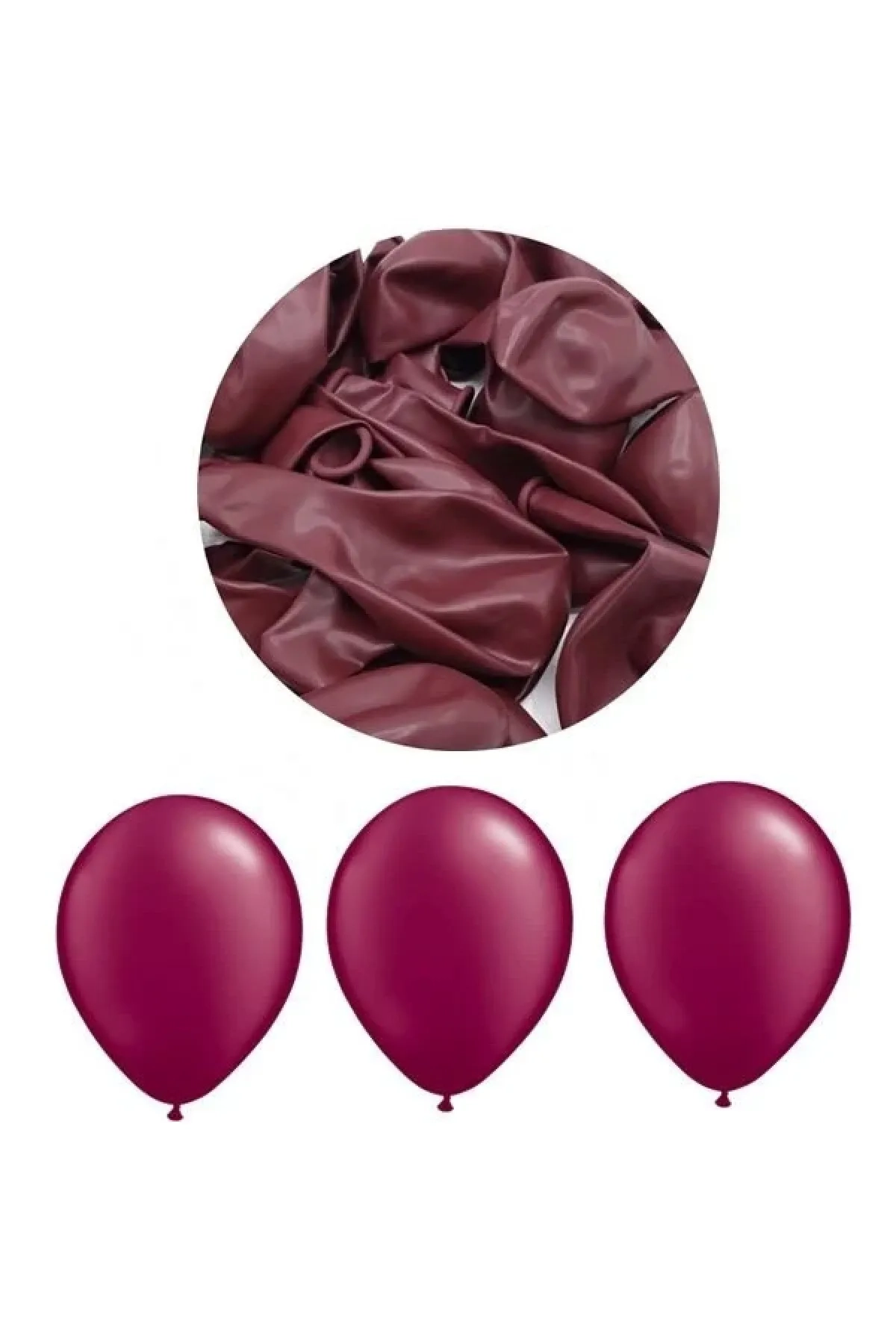 Bordo 12'' Pastel Balon 10'lu 305240