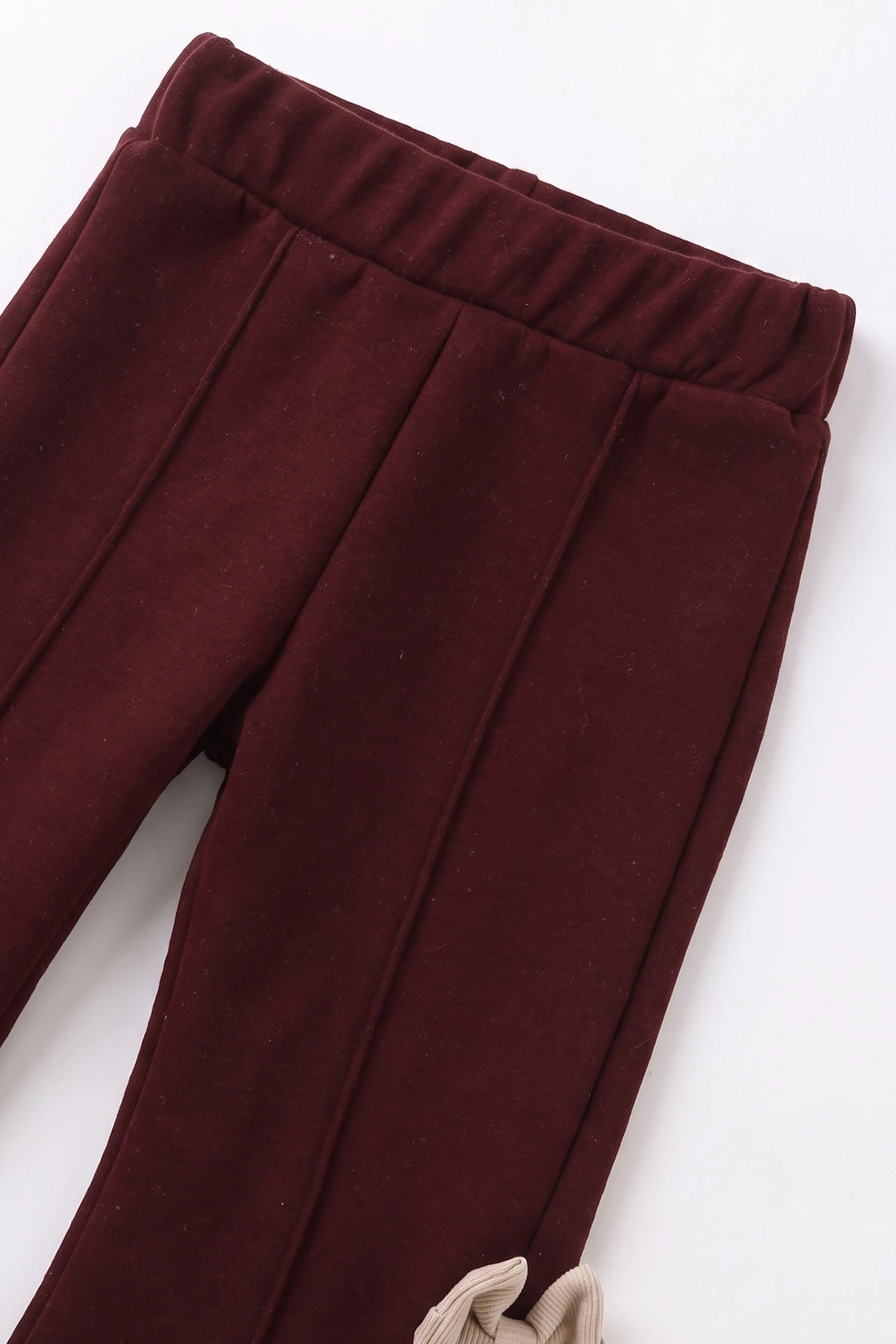 Bordo (2-6 Yaş) Fiyonk Nakışlı Alt Çimalı 3 İp Şardonlu Kız Çocuk Kışlık Takım 493790