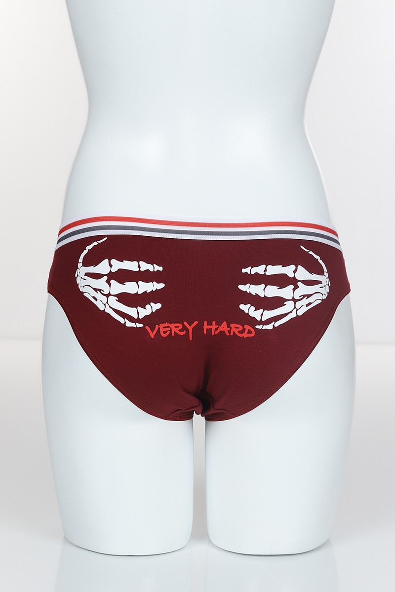 Bordo 4319 Bikini Very Hard Baskılı 101805