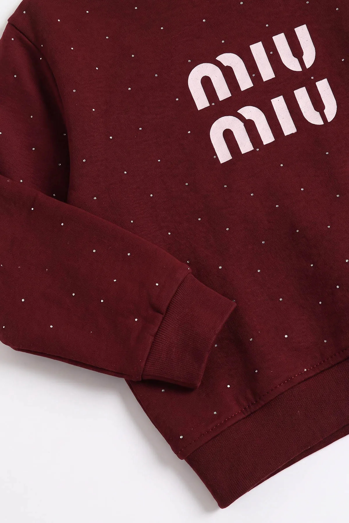 Bordo (5-10 Yaş) Taş Baskılı Oysho Kız Çocuk Mevsimlik Takım 481821