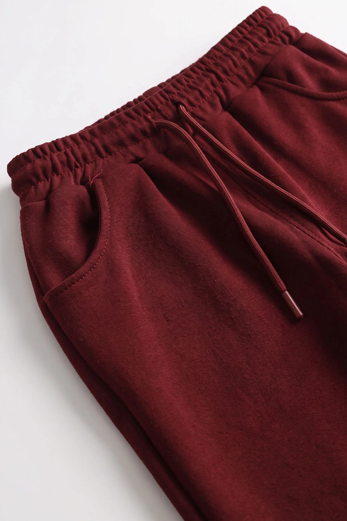 Bordo (5-13 Yaş) Kapüşonlu Nakışlı Oysho Kız Çocuk Takım 478718