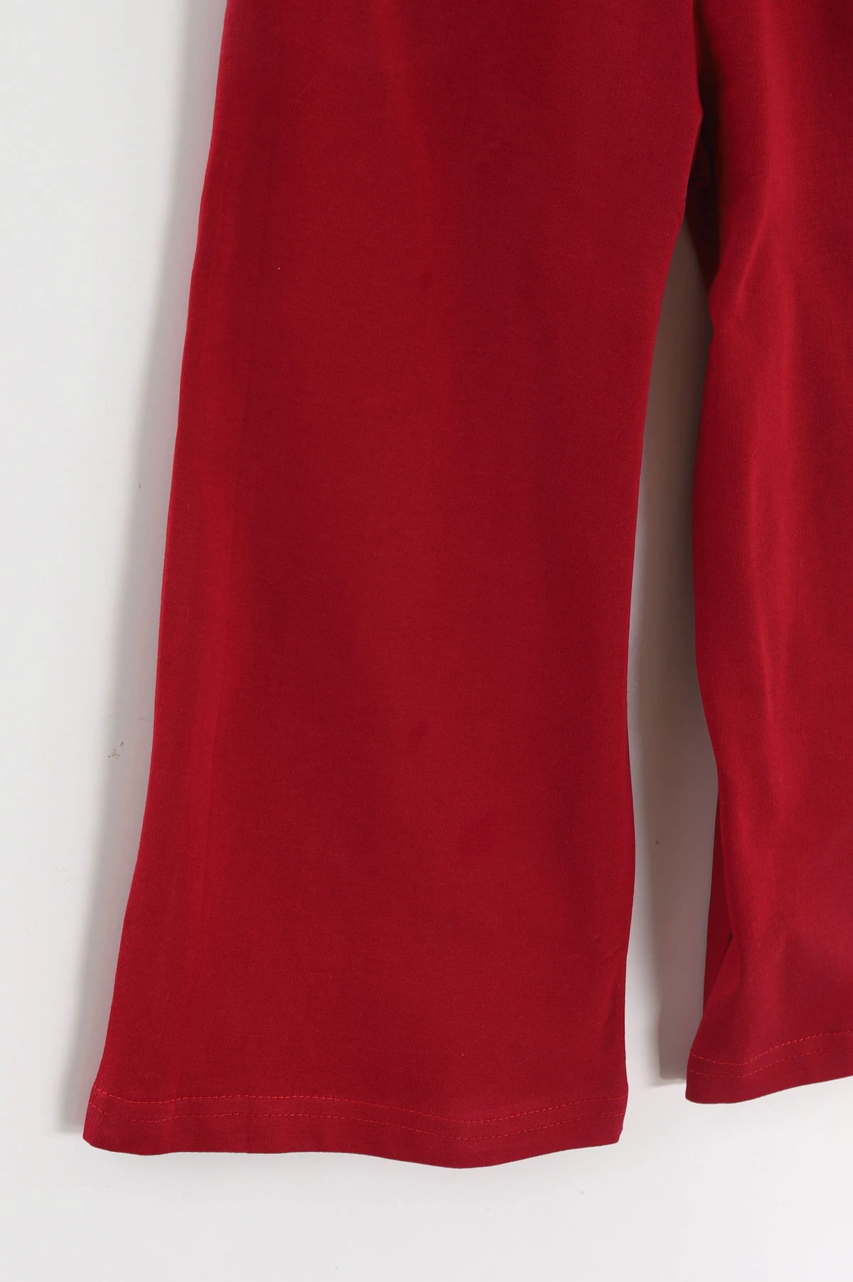 Bordo (5-8 Yaş)Bol Paça Kız Çocuk Eşofman Altı 463987