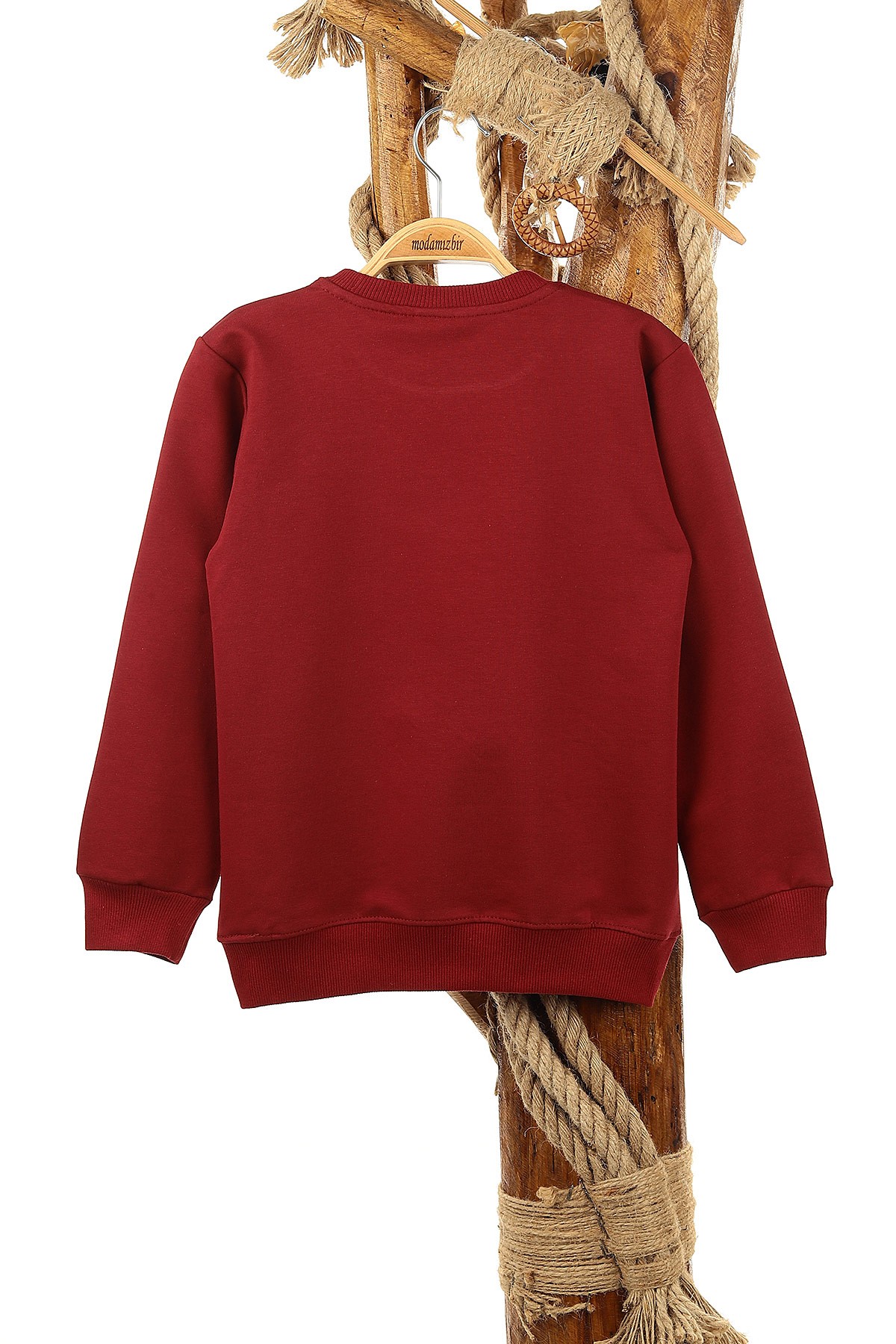 Bordo (9-12 Yaş) Revol Baskılı Erkek Çocuk Sweat 150922