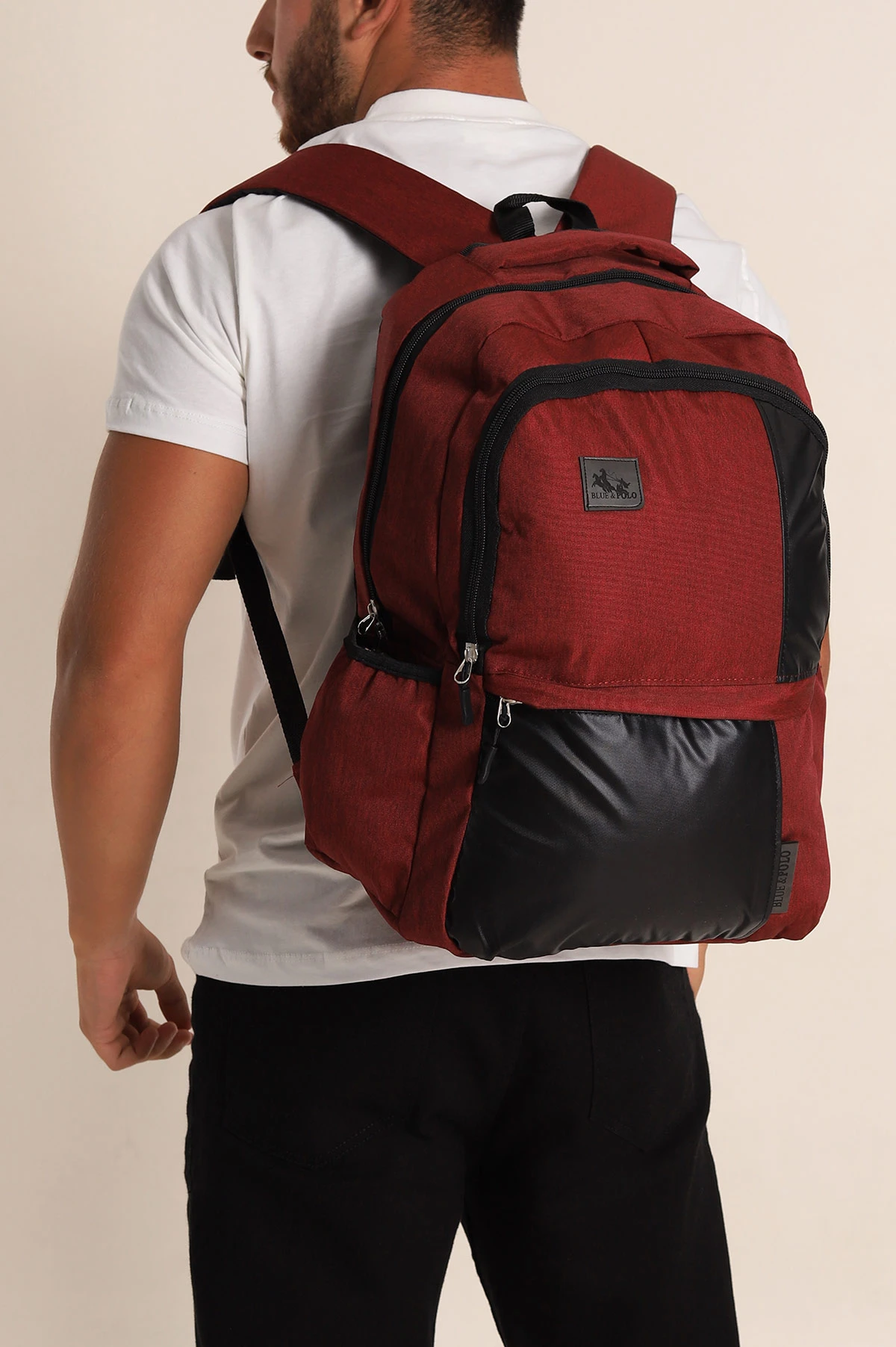 Bordo Bol Gözlü Sırt Çantası 289795