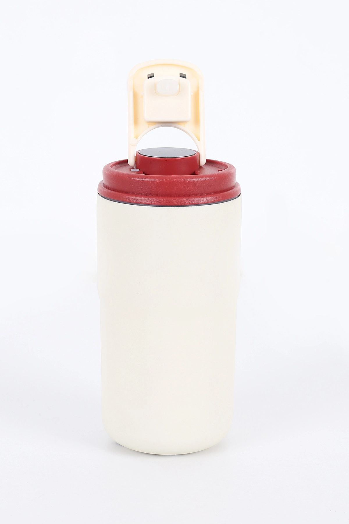 Bordo Dijital Derece Göstergeli Çelik Termos-Matara 420 Ml 393131