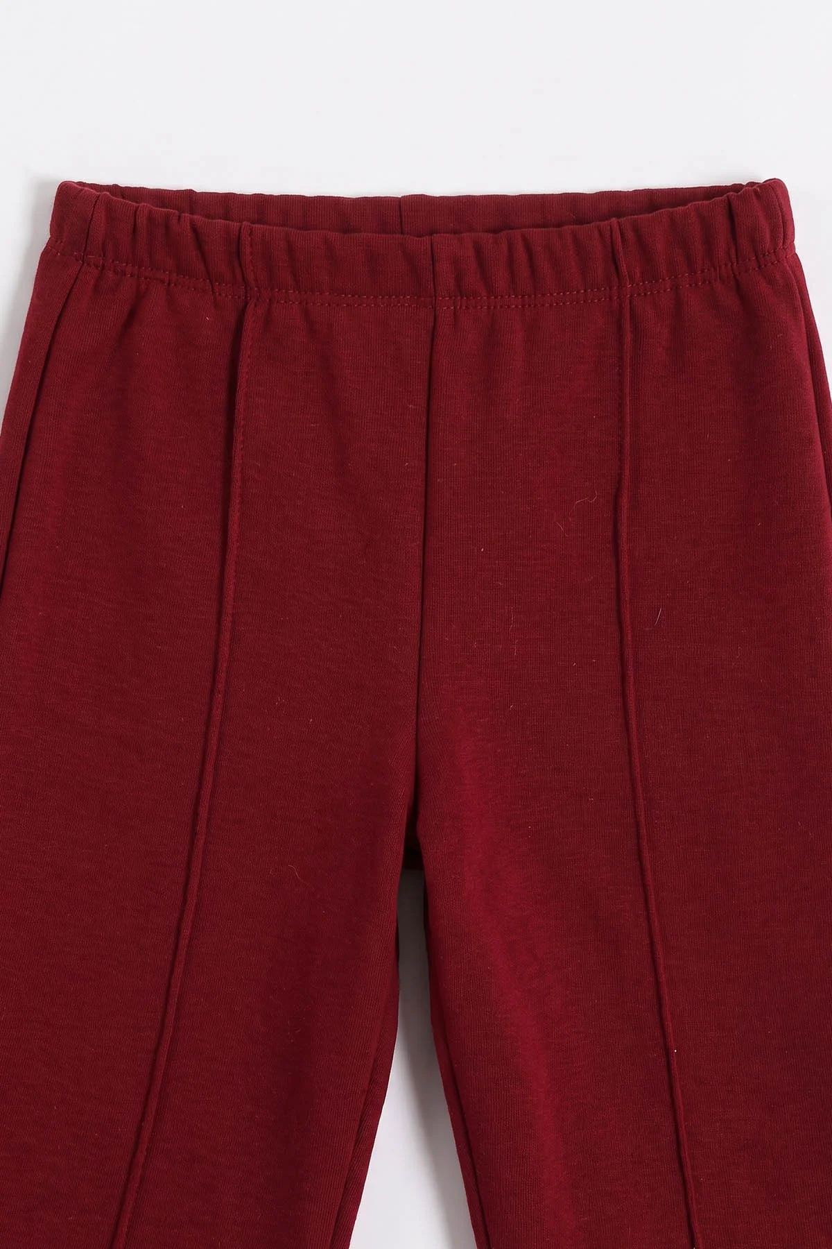 Bordo Ekru (1-4 Yaş)Papatya Nakışlı 3 İp Şardonlu Kız Çocuk&Bebek Kışlık Takım 489390