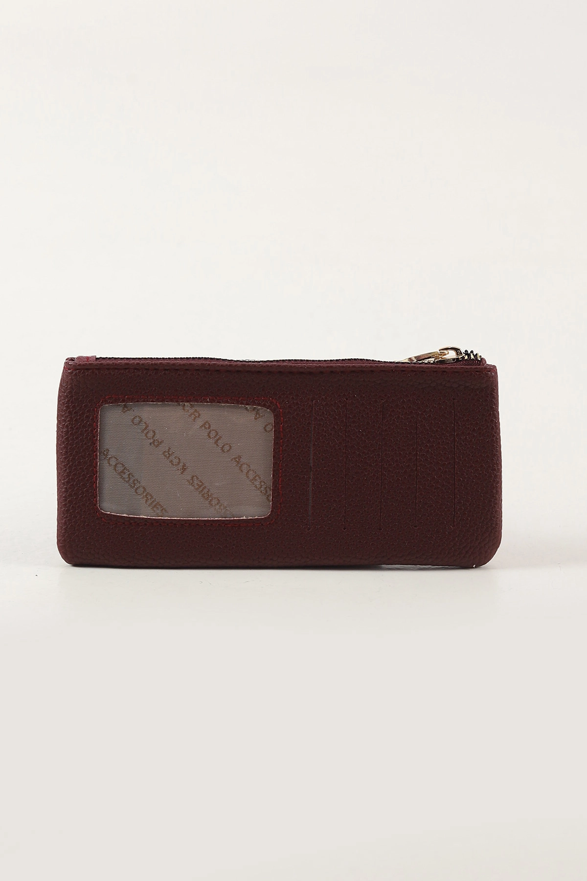 Bordo Fermuarlı Kartlık Kadın Cüzdan 451797