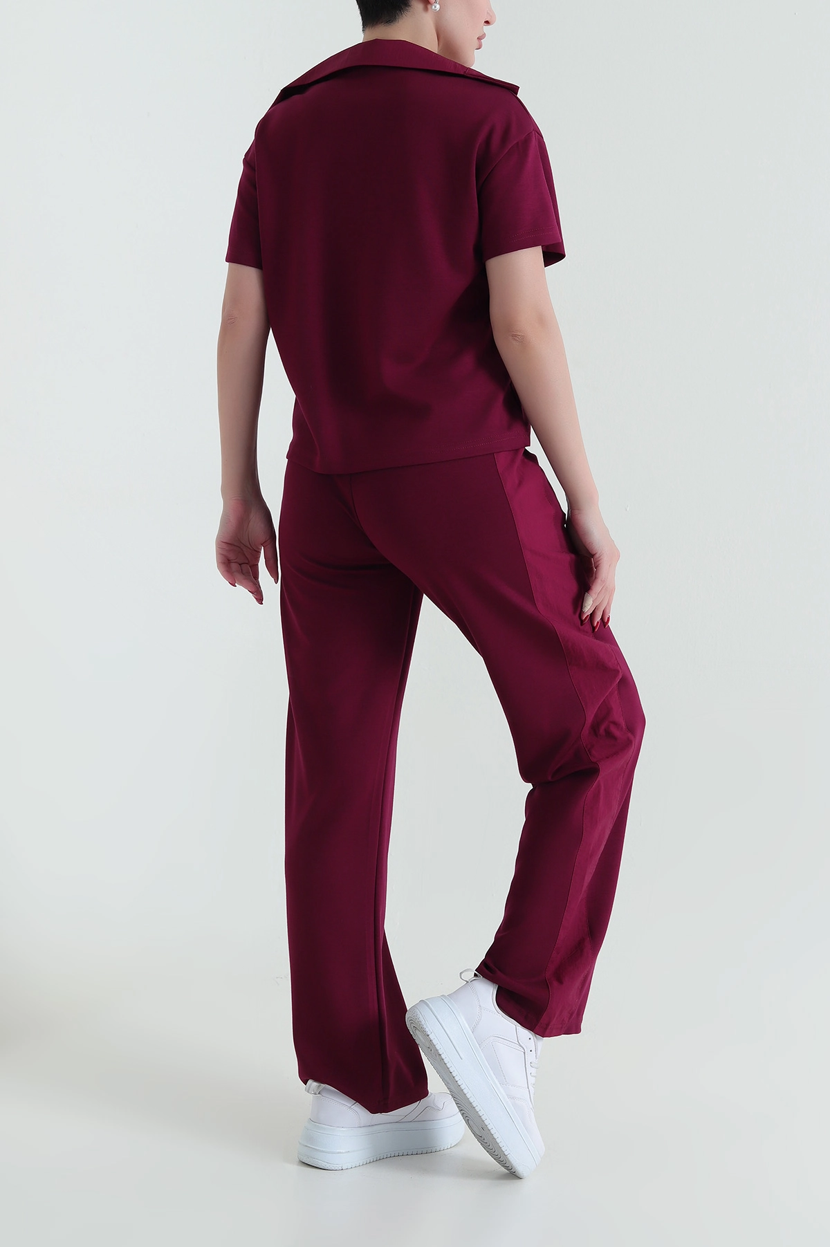 Bordo Garnili Oysho Kadın İkili Takım 429995