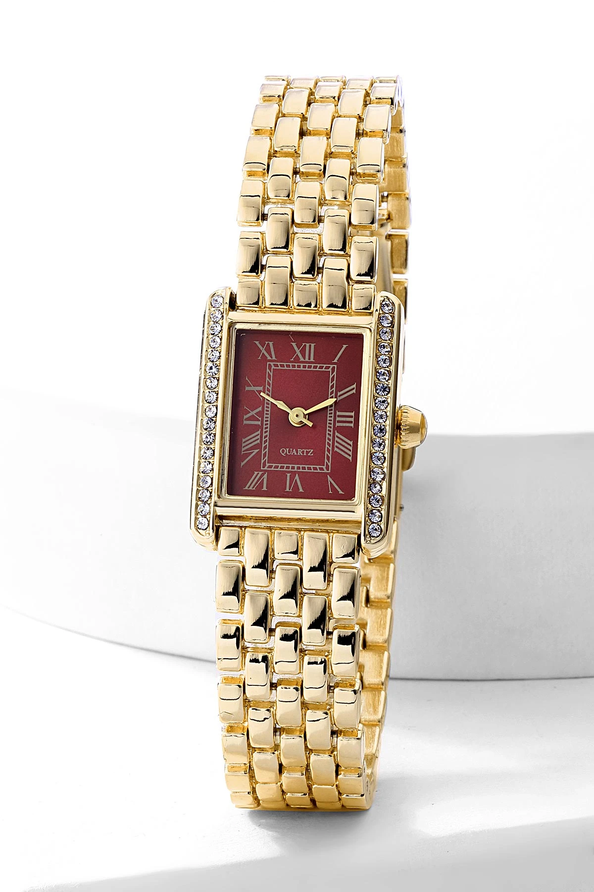 Bordo Gold Kadın Saat 476759