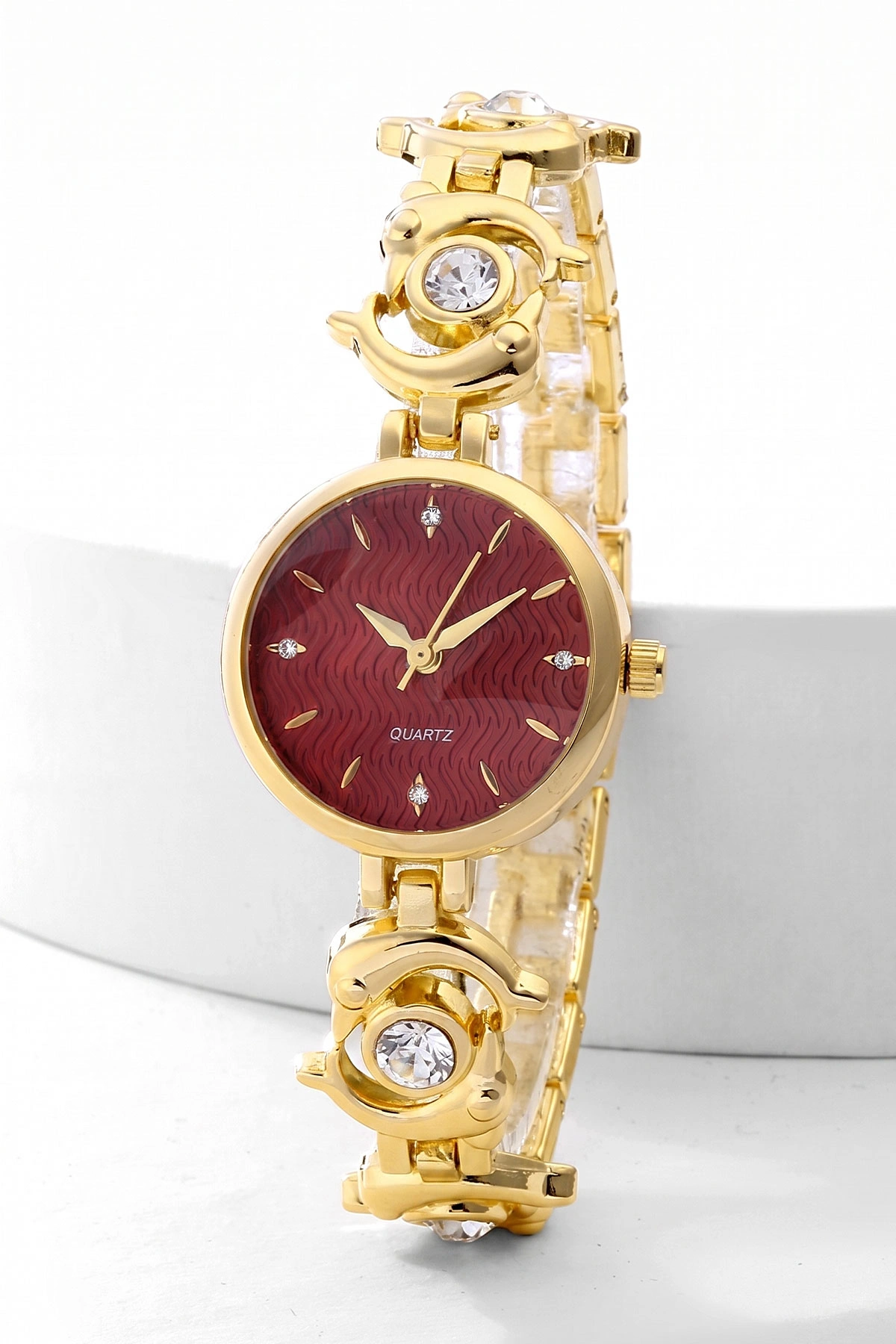 Bordo Gold  Kadın Saat 476767